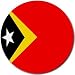 East Timor Flag Round Mouse Pad