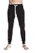 4-rth Long Cuffed Yoga Pant (Medium, Black)