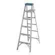 Werner 356 225-Pound Duty Rating Aluminum Stepladder, 6-Foot