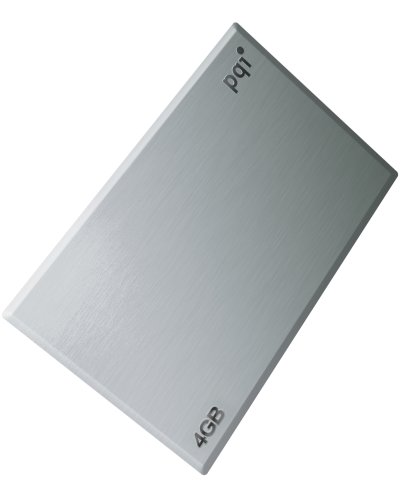 PQI 4GB U510 Card Drive Slim USB2.0 Flash Memory Drive: BB58-4032R0121 (Metallic Silver, Retail)