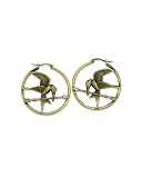 The Hunger Games Movie Earrings Hoop Mockingjay