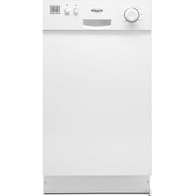 Whirlpool White Full Console 18 Inch Dishwasher DU018DWTQ by 