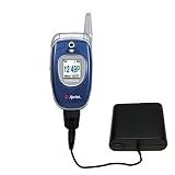 Portable Emergency AA Battery Charge Extender for the Samsung PM-A740 - uses Gomadic TipExchange Technology