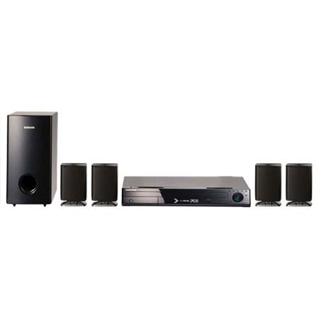 Samsung HT-Z410T 5.1-Channel 5 Disc Home Theater Surround Sound System (Set of Seven, Black)