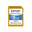 Lexar 2 GB Shoot-n-Sync Wi-Fi Memory Card, LSDW2GBACNA