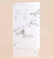 Classic Butterfly Wedding Card