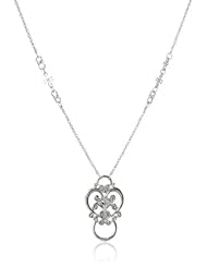 The Vatican Library Collection Silver-Tone Cross Badge Holder Necklace