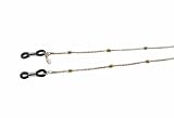 Giorgio Fedon Silver with Gold Eyeglass Chain On Sale