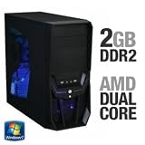 Visionman Widow WGMA-178G00 - Tower - 1 x Athlon II X2 240 / 2.8 GHz - RAM 2 GB - HDD 1 x 500 GB - DVD?RW - GF GT 220 - Gigabit Ethernet - Windows 7 Home Premium 64-bit - Monitor : none