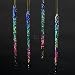 5.25" GLASS MULTI COLOR ICICLE ORNAMENTS 12PC. - Christmas Ornament