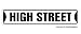 HIGH STREET -Sign osu ohio state university alumni gift novelty road