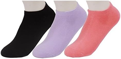 NSUY Lady 3 Pack No-show Cotton H89 Low Cut Colored Socks