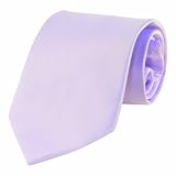 New Mens Solid Color Lavender Necktie Neck Tie