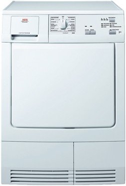 AEG-Electrolux AEG Lavatherm T55848 Kondenstrockner / B / 3.6 kWh / 7 kg / Startzeitvorwahl / Edelstahltrommel / wei&szlig;