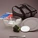Kitchen & Housewares : Pyrex Portables Serving Bowl Set with Insulated Carrier, Clear with Black Carrier