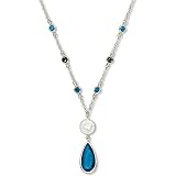 LogoArt Carolina Panthers Crystal Necklace