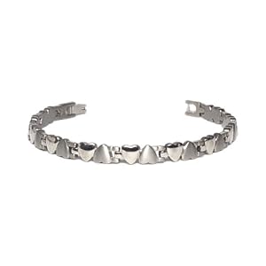 Sense Men's Bracelet in White Pure Titanium, form Segment, weight 10 grams