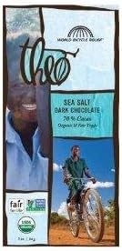 Theo Congo 70% Dark Chocolate, Sea Salt OG2 3 oz. (Pack of 12)