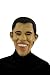 Barack Obama Mask Democratic for Halloween Costume