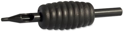 Disposable Round Liner Tubes "Rubber Touch" Clear Tips (Round Liner Tubes Tips Size 5, 1 inch)