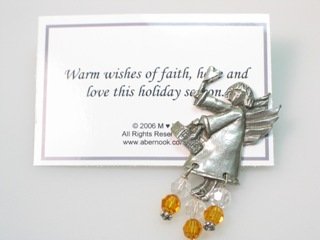 Holiday Wishes - Angel- Clear