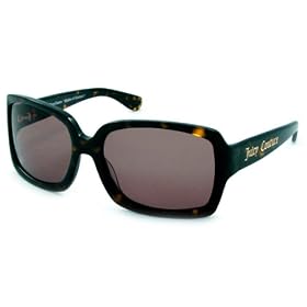 Juicy Couture Heiress S Sunglasses, Dark Tortoise Frame  Brown Lenses