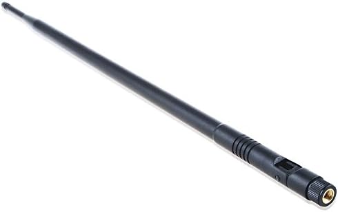 Lanxess 9dBi 2.4GHz 5GHz Dual Band WiFi RP-SMA Antenna for Routers Asus RT-AC66U RT-N66U RT-N16 AC1750 D-Link DIR-655 DIR-665 N900 Buffalo WZR-HP-G450H Netgear Nighthawk R7000 Linksys