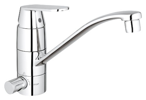 Grohe 31161000 Eurosmart C Einhand-Sp&uuml;ltischbatterie mit integriertem Ger&auml;teabsperrventil