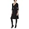 Moody Mama Maternity Wrap Dress with Ruffles - Black