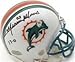 Mercury Morris autographed Football Mini Helmet (Miami Dolphins)