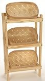 3 Basket Bakers, Crafters or Storage Rack