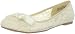 Chinese Laundry Women's Dress Up Ballet Flat,Ivory,6.5 M US