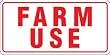 Farm Use ID Tag White