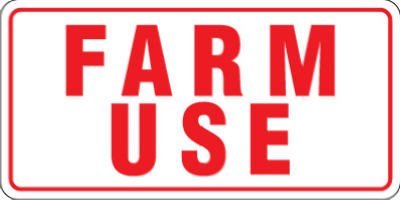 Hy-Ko #20550 6x12 ID Farm Use Tag