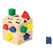 Melissa & Doug 12 Piece Wooden Shape Sorting Cube
