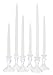 10 Inch Taper Candles - Ivory (12 pcs per set, Set of 1) - by Weddingstar