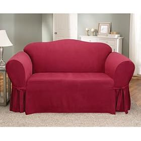 Soft Suede Slipcover by Sure Fit
