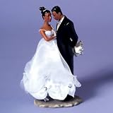 David's Bridal African American Bride and Groom Cake Topper Style TY914