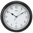 Dakota Designs 2CJA3 Clock, Round, Radio Control, 12 In, Blk