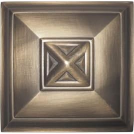 House Parts Egyptian Gold Square Architectural Holdback Pair by House Parts