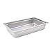 Winco SPJH-104 Stainless Steel Full-Size Anti-Jamming Steam Table Pan-4