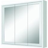 TRIVIEW WHT MEDCNE CABINET