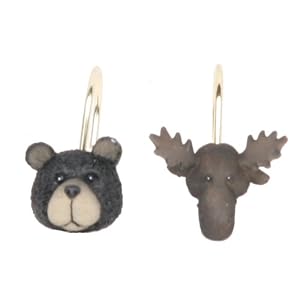 Wildlife Shower Curtain Hooks