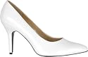 Adult Women's 50s White Pump Shoes (Sz Large 9-10)