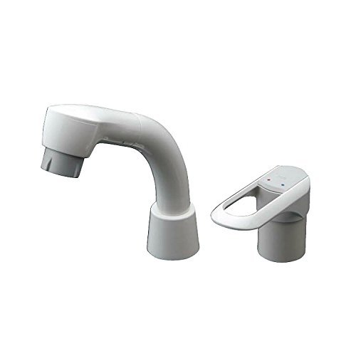 TOTO 洗面所用 台付シングルレバー混合栓(シャンプー水栓・引出しシャワー) TL385CEF