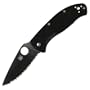 Spyderco Tenacious G-10 Handle Folding Serrated Edge Knife