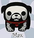 Skelanimals: Max the Bulldog Beanie Plush