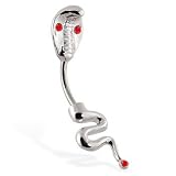 Cobra belly button ring