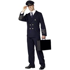 Flugpiloten-Kost�m f�r Herren
