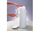 White Airpot Pump Dispenser AALB-19W